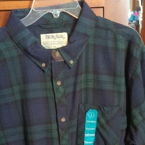 Men's Green Plaid Casual Button Down Shirt SALE
